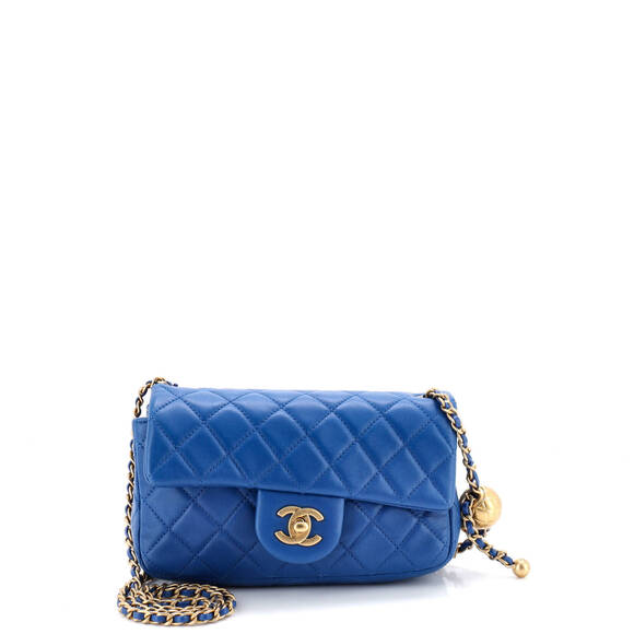 Chanel Handbags - Chanel Mini Pearl Crush Flap Bag Quilted Lambskin